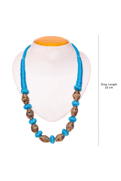 Brass Thread Princess Necklace D12b