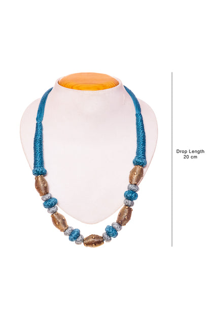 Brass Thread Princess Necklace D12g