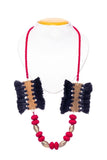Brass Thread Matinee Necklace D35a
