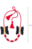 Brass Thread Matinee Necklace D35a