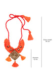 Brass Thread Matinee Necklace D43a