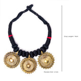 Brass Thread Choker Necklace D53a
