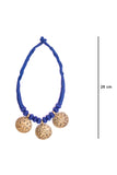 Brass Thread Choker Necklace D53g
