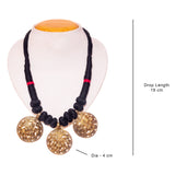 Brass Thread Choker Necklace D53h
