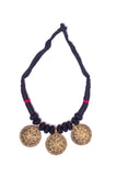 Brass Thread Choker Necklace D53h