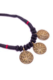 Brass Thread Choker Necklace D53h