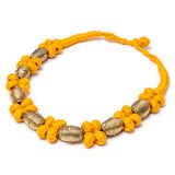 Brass Thread Choker Necklace D61a