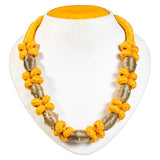 Brass Thread Choker Necklace D61a