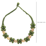 Brass Thread Choker Necklace D61d