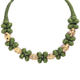 Brass Thread Choker Necklace D61d