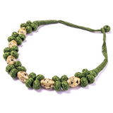 Brass Thread Choker Necklace D61d