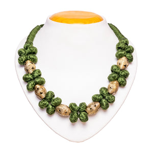 Brass Thread Choker Necklace D61d