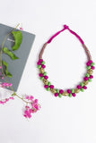 Brass Thread Choker Necklace D61j