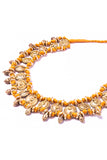Brass Thread Choker Necklace D83b