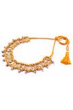 Brass Thread Choker Necklace D83b