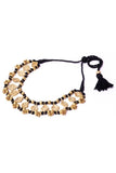 Brass Thread Choker Necklace D85b