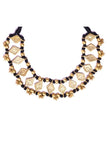 Brass Thread Choker Necklace D85b
