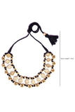 Brass Thread Choker Necklace D85b