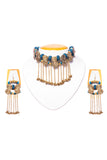 Brass Thread Collar Necklace D87