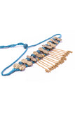Brass Thread Collar Necklace D87