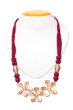 Brass Thread Princess Necklace D88a