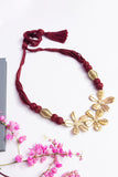 Brass Thread Princess Necklace D88a