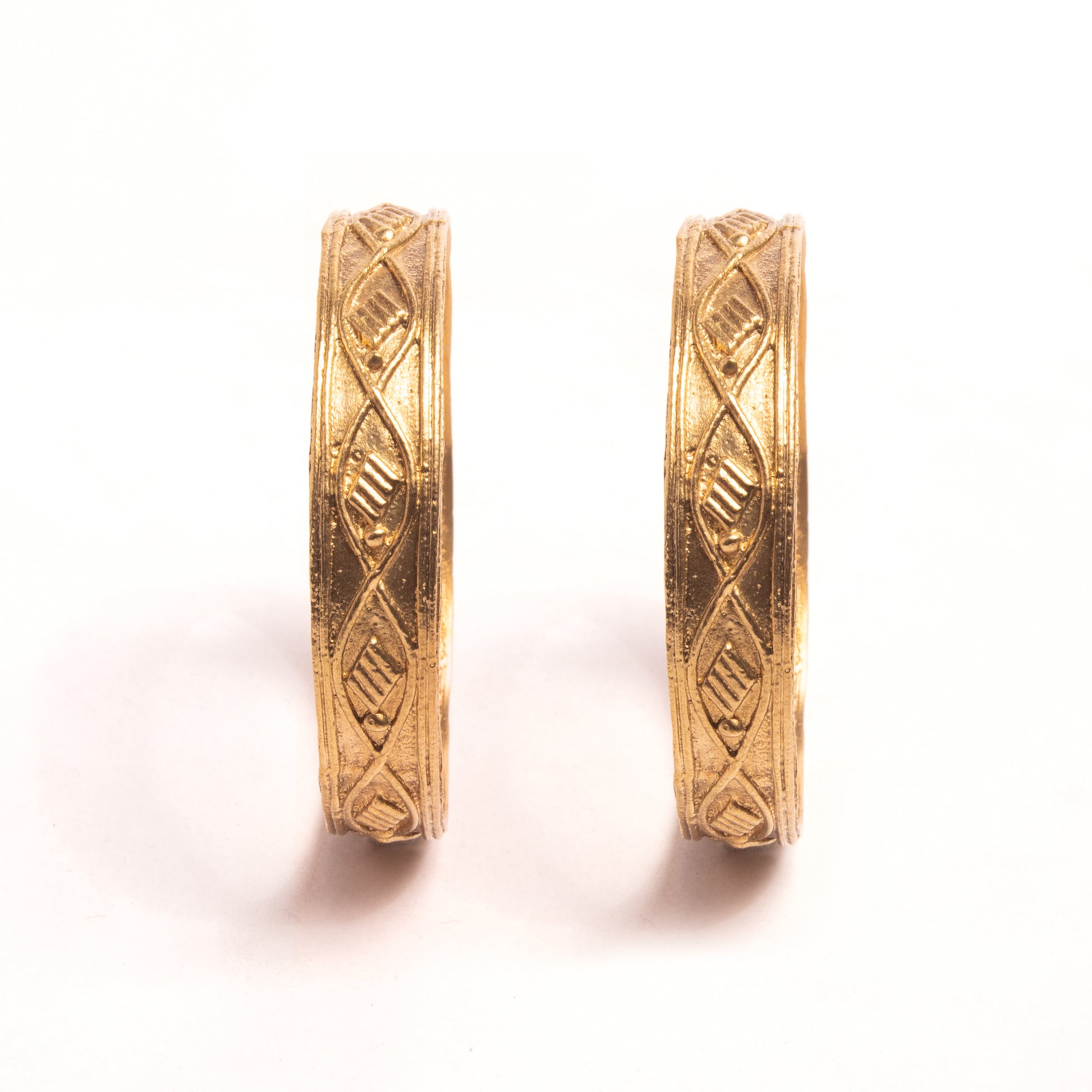 Handmade fashion jewellery made from recycled brass 