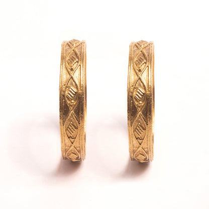 Handmade fashion jewellery made from recycled brass 