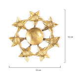 Dhokra Floral Candle Stand