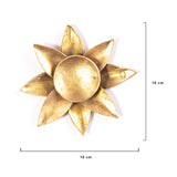 Dhokra Lotus Candle Stand