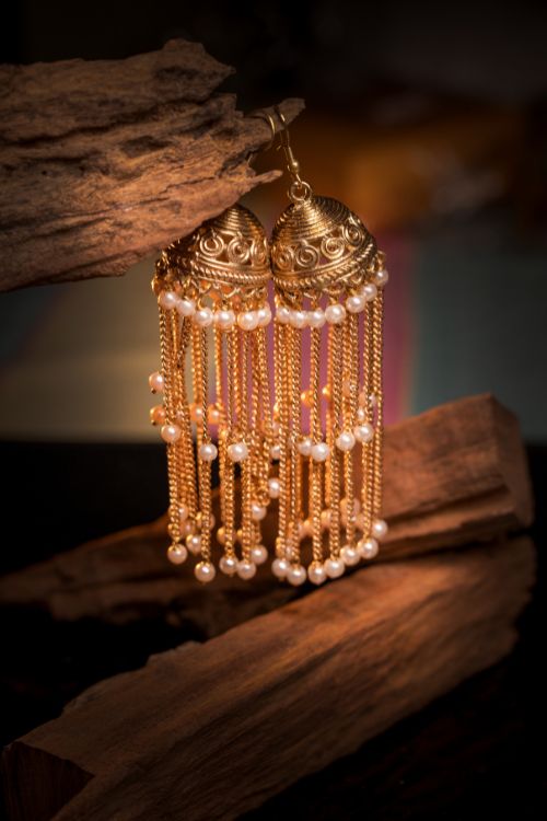 Dokra dangling earring