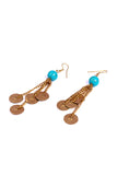 Miharu Brass Chain Earring DEr17a