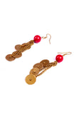 Miharu Brass Chain Earring DEr17b