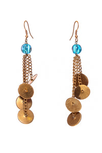 Miharu Brass Chain Earring DEr17c