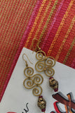 Miharu Dangler Double S Dokra Earrings DEr93