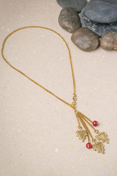 Dokra Triangle Brass Necklace