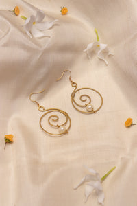 Spiral light earrings EB13