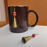 Gold Tone Cone Earrings DEr41