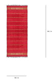 Miharu Maroon Handwoven Pure Silk Baluchari Dupatta