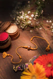 Miharu Handmade Dokra Mustard Rakhi