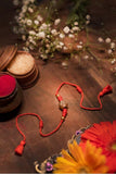 Miharu Handmade Dokra Orange Rakhi