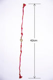 Miharu Handmade Multi Thread red  Beaded Rakhi