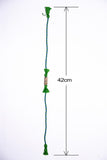 Miharu Handmade Multi Thread Dokra Twisted Rakhi