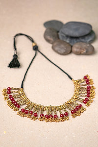 CHARU brass necklace CD1956b