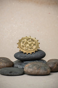 Buy Miharu Dhokra Moonlight Adjustable Finger Ring Online
