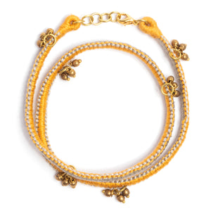 Buy Dokra Thread Bracelet Online - Miharu Crafts