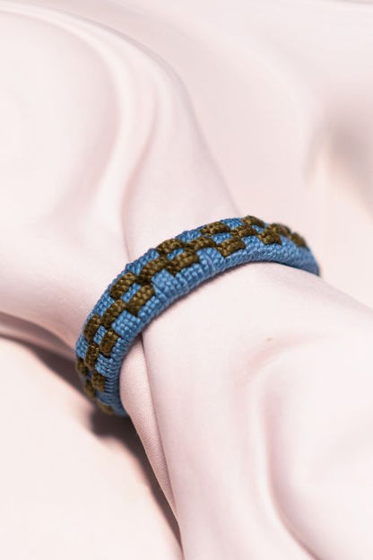 Miharu Multicolored Cord Wristband Bracelet TBr13