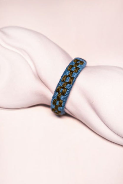 Miharu Multicolored Cord Wristband Bracelet TBr13