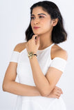 Floral Black Thread Bracelet TBr11