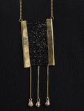 Black Gold Tone Necklace